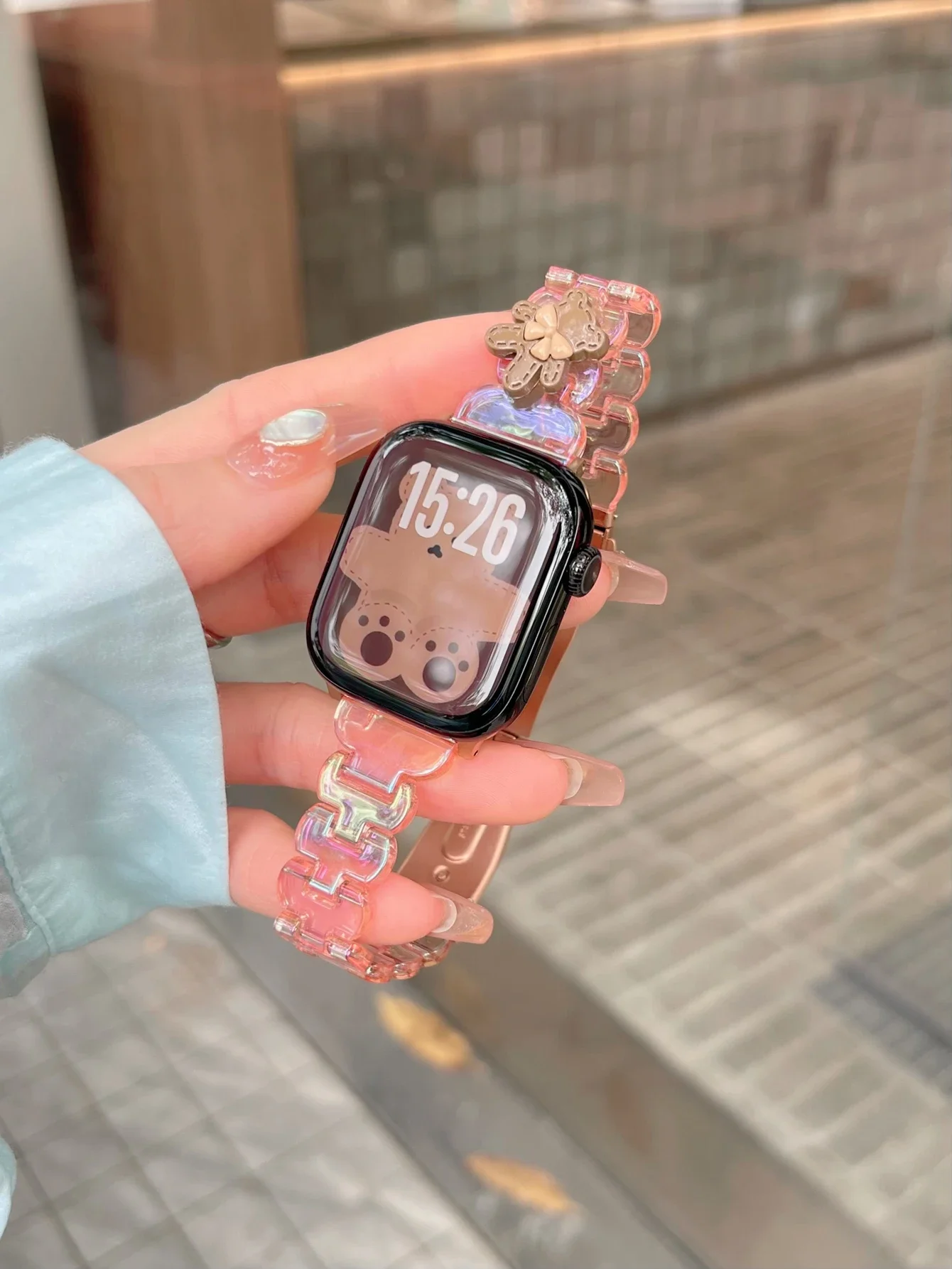 Nice Bracelet Resin Link Loop Strap cute For Apple Watch Band For Women 38mm 40mm 41mm 42mm 44mm 45mm 46mm 49mm strap
Nice Bracelet Resin Link Loop Strap cute For Apple Watch Band For Women 38mm 40mm 41mm 42mm 44mm 45mm 46mm 49mm strap