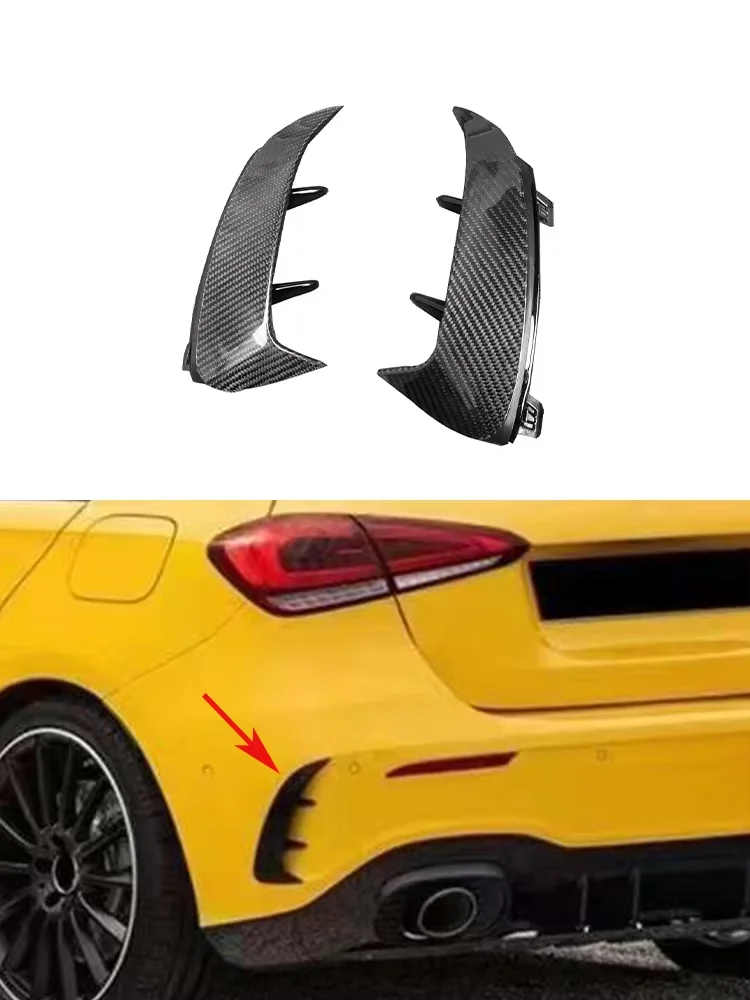 Carbon Fiber For Mercedes Benz A Class W177 A35 AMG Car Parts Rear Bumper Spoiler Hatchback Air Wind Knife Cover Body kit
Carbon Fiber For Mercedes Benz A Class W177 A35 AMG Car Parts Rear Bumper Spoiler Hatchback Air Wind Knife Cover Body kit