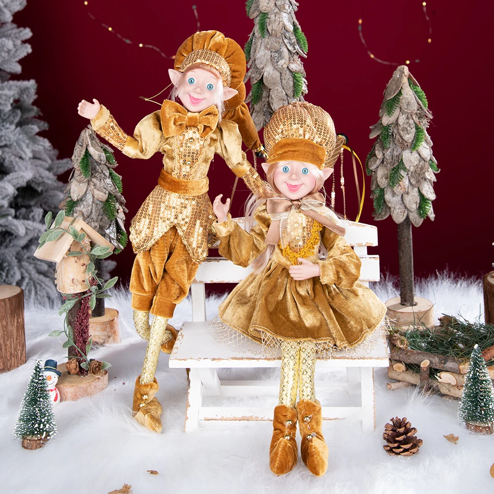 2 PCS Handmade Christmas Hanging Elf Figurine Plush Doll For Kid Gift Handmade Christmas Couple Sitting Decoration Kids Gifts
2 PCS Handmade Christmas Hanging Elf Figurine Plush Doll For Kid Gift Handmade Christmas Couple Sitting Decoration Kids Gifts
