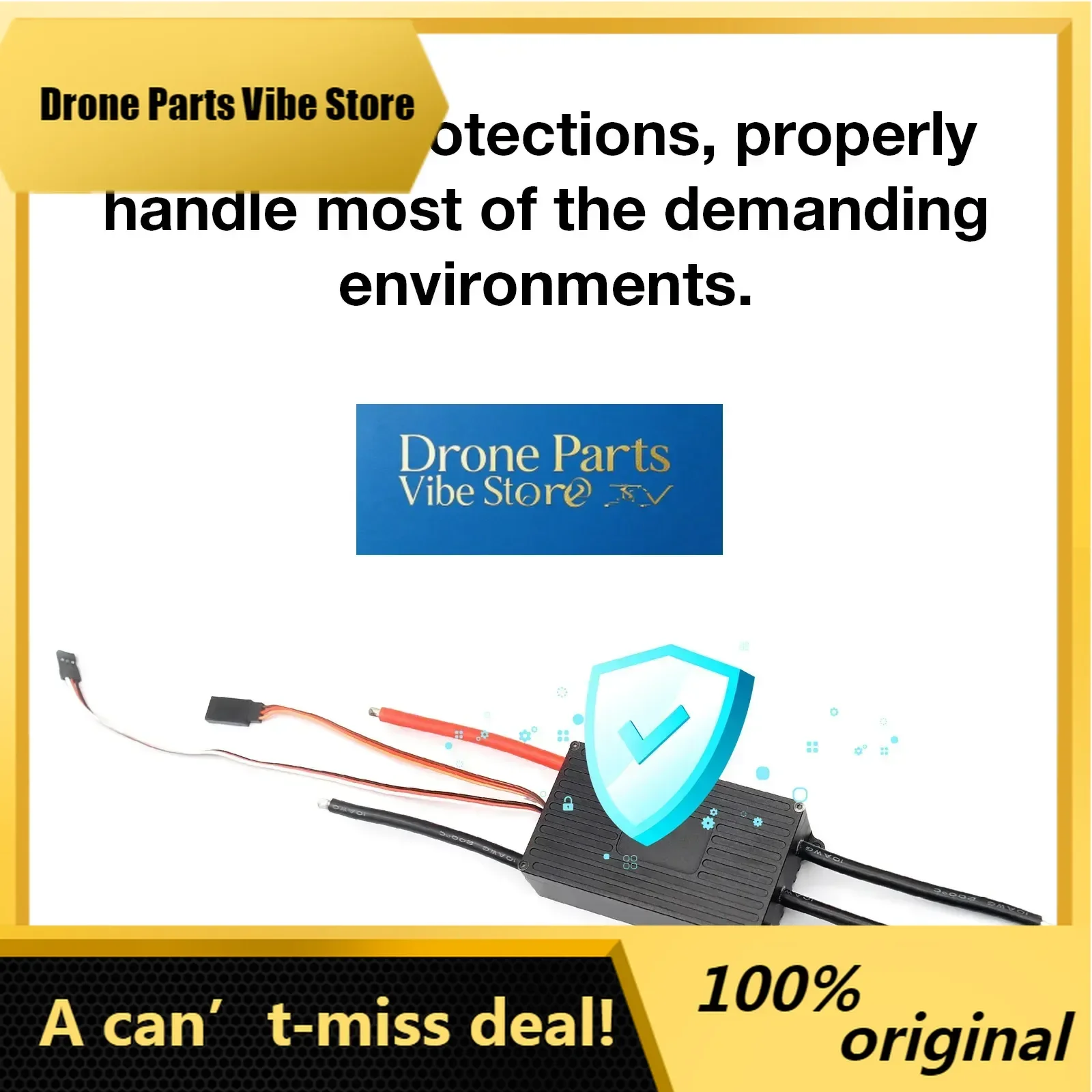 DParts175V 200A 300A Brushless Flight Controller And Esc For Heavy Lift Dr-one
DParts175V 200A 300A Brushless Flight Controller And Esc For Heavy Lift Dr-one