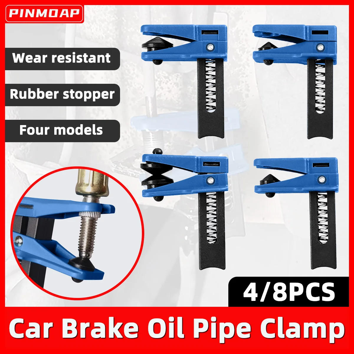 PINMOAP Car Brake Nozzle Clamp Sealing Clamp Car Brake Oil Pipe Clamp Cut-Off Clamp Brake To Prevent Oil Pipe Leakage Tool
PINMOAP Car Brake Nozzle Clamp Sealing Clamp Car Brake Oil Pipe Clamp Cut-Off Clamp Brake To Prevent Oil Pipe Leakage Tool