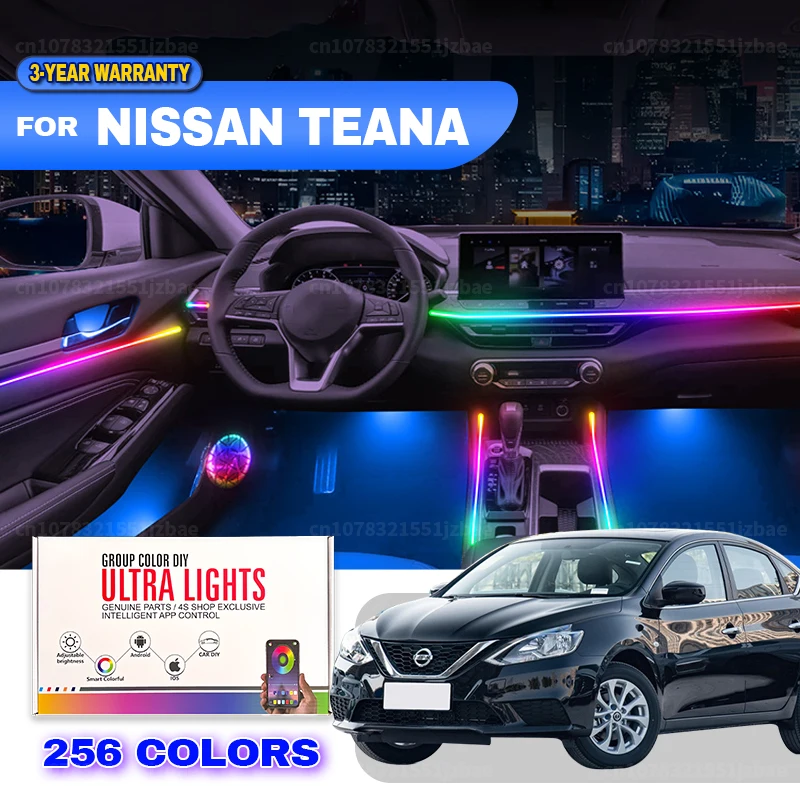 Для Nissan Teana 2018-2025 256 цветов RGB Symphony автомобильный светодиодный внутренний окружающий свет автоаксессуары
Для Nissan Teana 2018-2025 256 цветов RGB Symphony автомобильный светодиодный внутренний окружающий свет автоаксессуары