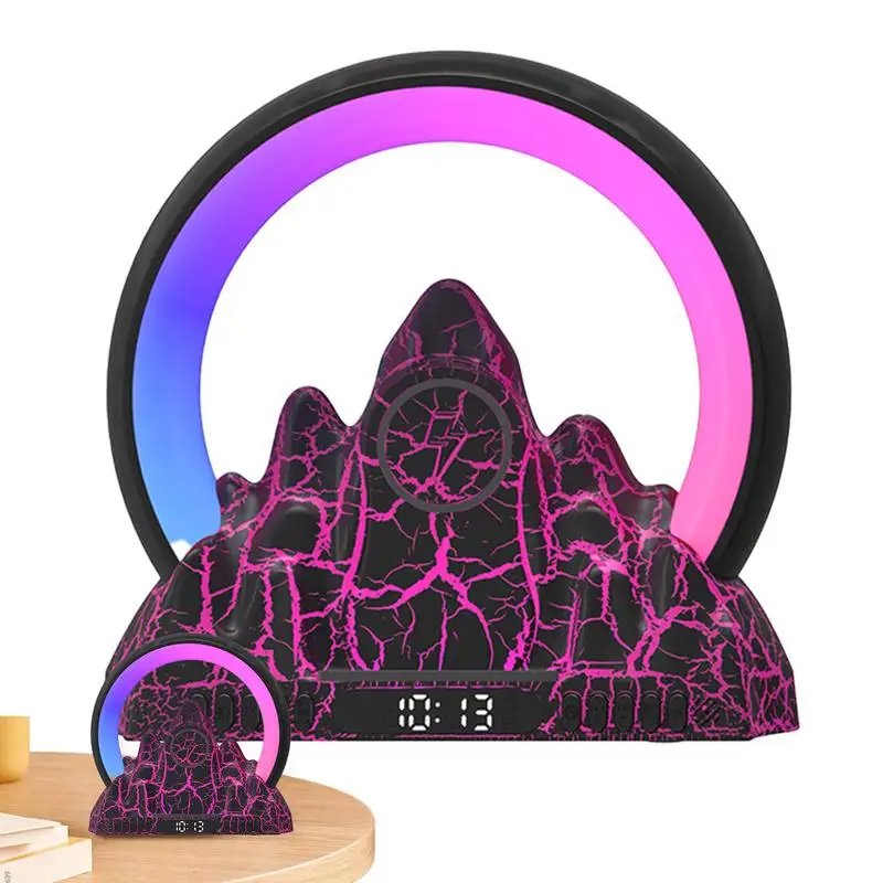 Wireless Charging Atmosphere Lamp Atmosphere Flame Lamp With Wireless Charging Wireless Speaker Alarm Clock For Bedroom Home
Wireless Charging Atmosphere Lamp Atmosphere Flame Lamp With Wireless Charging Wireless Speaker Alarm Clock For Bedroom Home