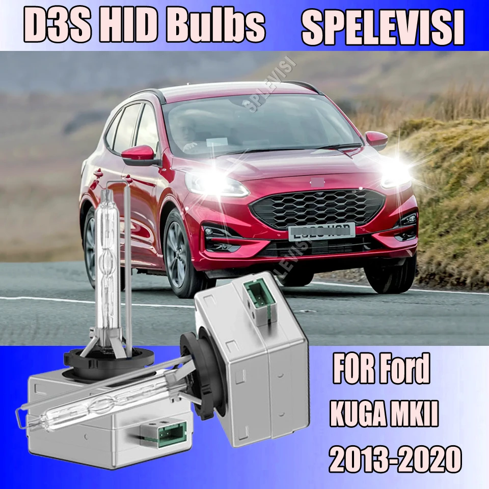 2Pcs D3S HID Bulbs 6000K Cold White Xenon Bulb For FORD KUGA MKII 2013 2014 2015 2016 2017 2018 2019 2020
2Pcs D3S HID Bulbs 6000K Cold White Xenon Bulb For FORD KUGA MKII 2013 2014 2015 2016 2017 2018 2019 2020
