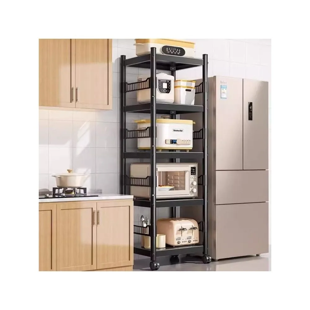 Kitchen Multi-layer Floor-standing Storage Ra Microwave Oven Oven Pot Holder elf Home Use Organization Tool
Kitchen Multi-layer Floor-standing Storage Ra Microwave Oven Oven Pot Holder elf Home Use Organization Tool