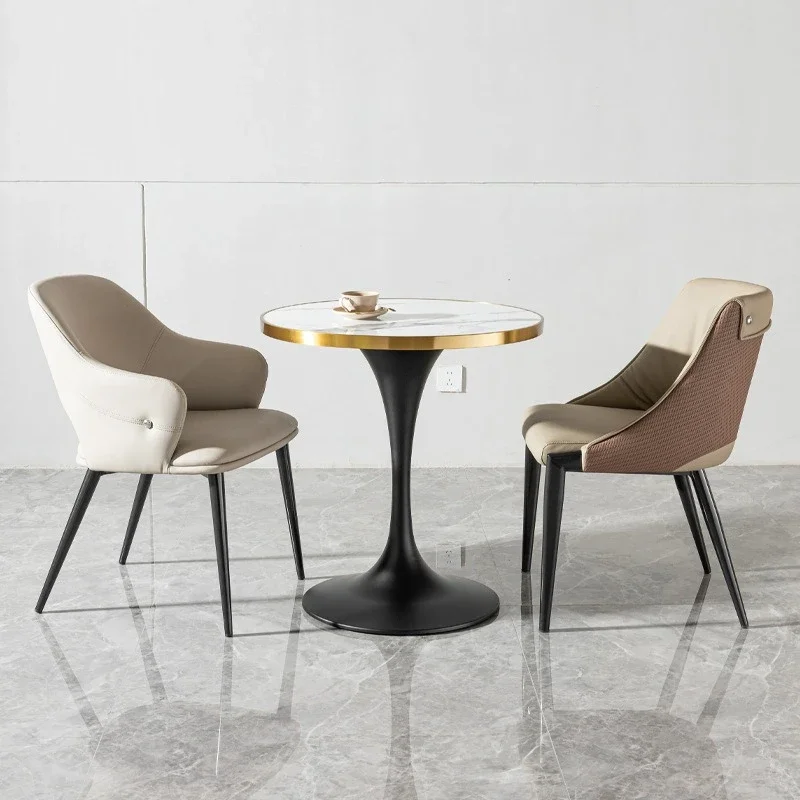 Modern commercial small round table high-end restaurant table and chairs hotel leisure table 3 chairs reception negotiation
Modern commercial small round table high-end restaurant table and chairs hotel leisure table 3 chairs reception negotiation