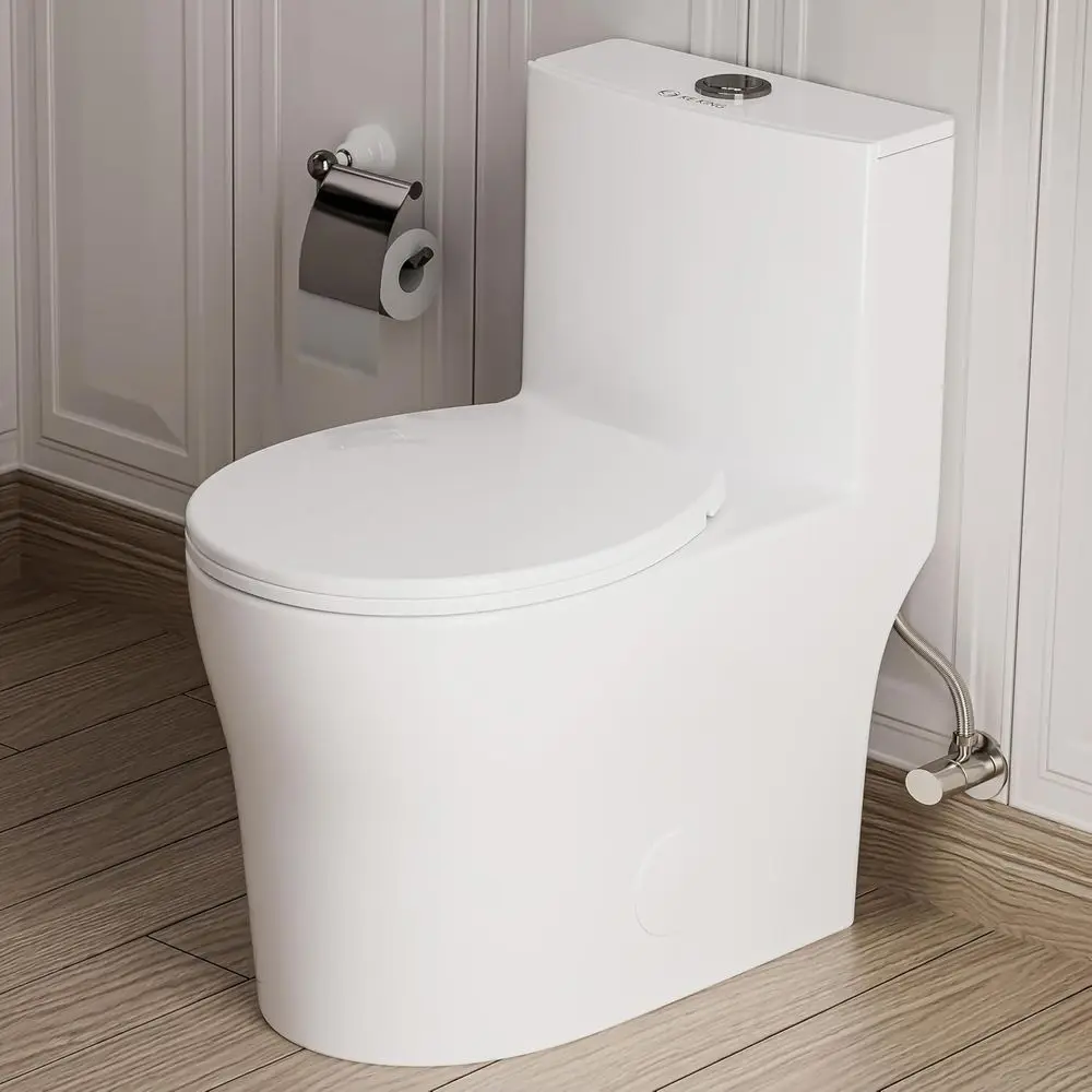 24'' Depth Compact Toilet, Quiet Dual & Powerul lush Small Toilet or Small Bathroom, Space Saving Toilet with Sot Close Seat, 12
24'' Depth Compact Toilet, Quiet Dual & Powerul lush Small Toilet or Small Bathroom, Space Saving Toilet with Sot Close Seat, 12