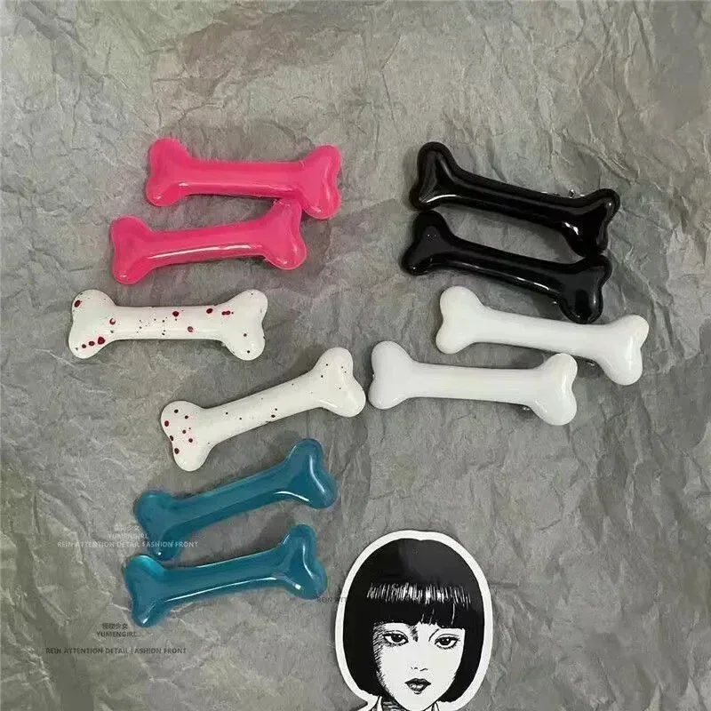 Cute Y2K small safety pin girl fashion dog bone hair clip decorative hairpin hair clip accessory white bone hair clip
Cute Y2K small safety pin girl fashion dog bone hair clip decorative hairpin hair clip accessory white bone hair clip