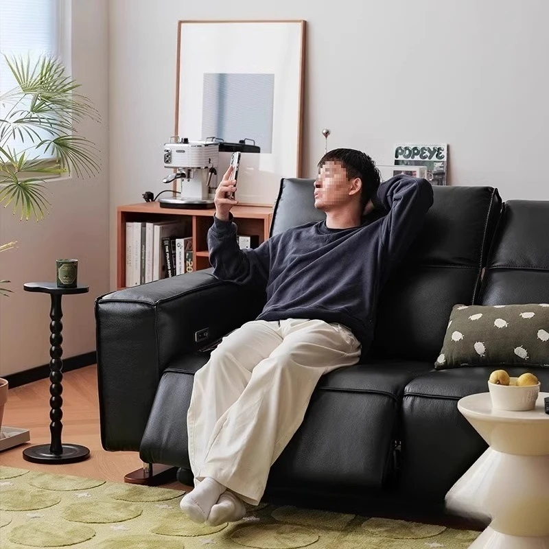 High black new retractable sofa electric function first floor straight row adjustable backrest small apartment
High black new retractable sofa electric function first floor straight row adjustable backrest small apartment