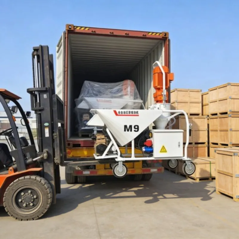 Professional Wall Plaster Spraying Machine with Engine Pump 220V/380V High Efficiency Mortar Render
Professional Wall Plaster Spraying Machine with Engine Pump 220V/380V High Efficiency Mortar Render