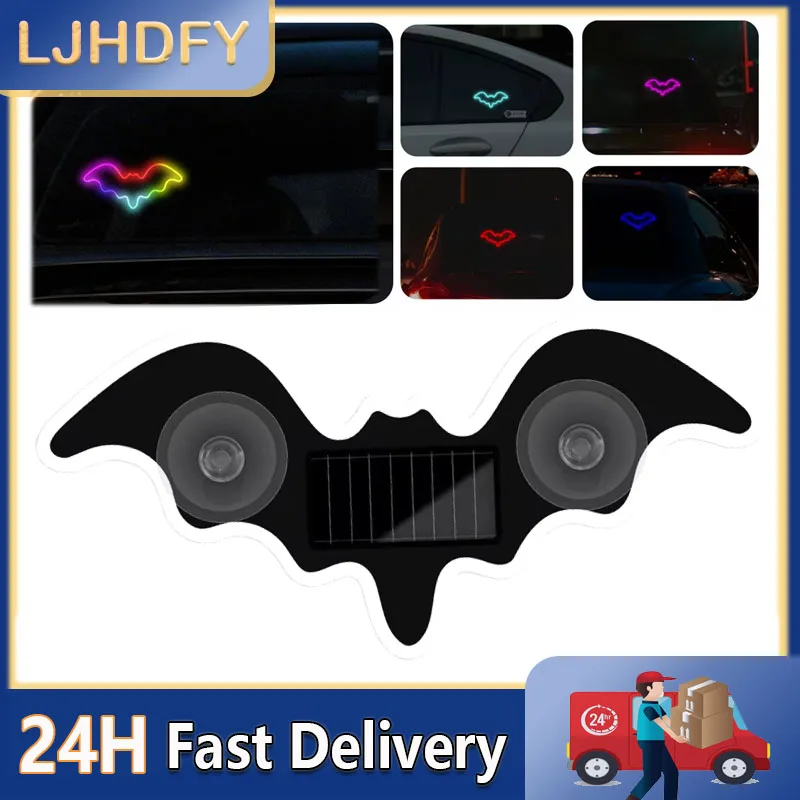 Bat-shaped Universal Solar Power Atmosphere Light Dynamic Gradient LED Fit Car Interior Ambient Light Decoration Accessory RGB
Bat-shaped Universal Solar Power Atmosphere Light Dynamic Gradient LED Fit Car Interior Ambient Light Decoration Accessory RGB