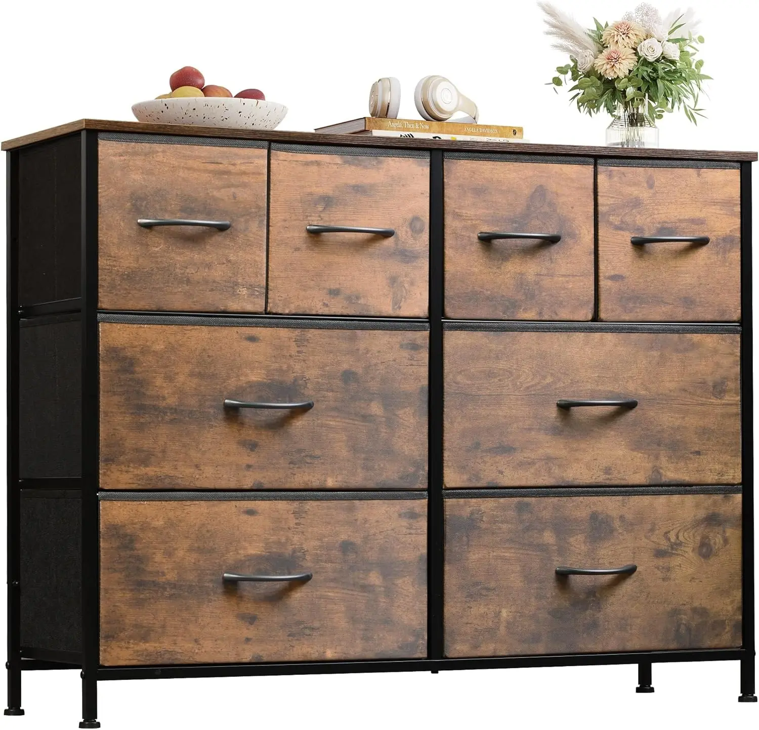 Dresser for Bedroom with 8 Drawers, Wide Fabric Dresser for Storage and Organization, Bedroom Dresser, Chest of Drawers for
Dresser for Bedroom with 8 Drawers, Wide Fabric Dresser for Storage and Organization, Bedroom Dresser, Chest of Drawers for