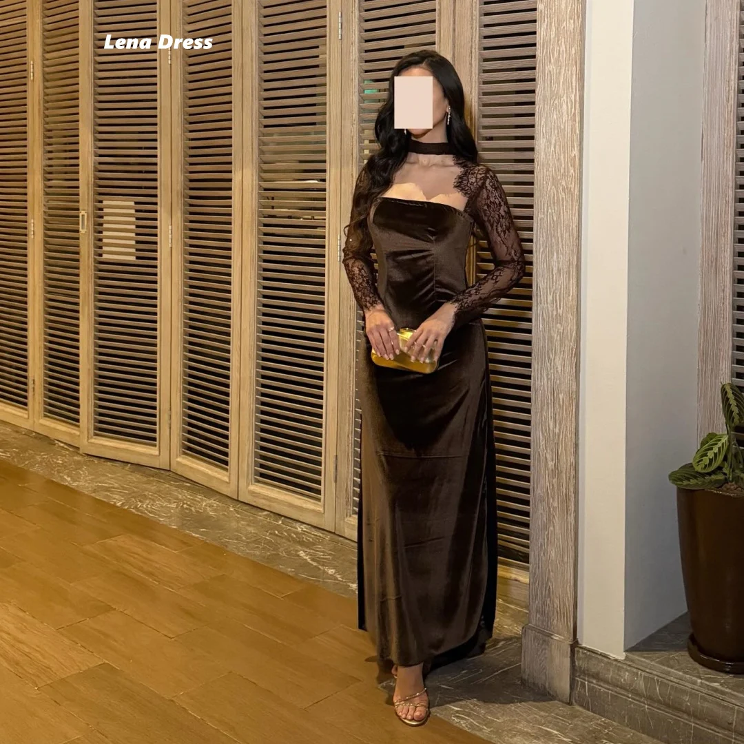 Lena Customized Women's Evening Dress for Weddings Lace Elegant Party Dresses for Special Occasions Brown Women's Ball Gown Prom
Lena Customized Women's Evening Dress for Weddings Lace Elegant Party Dresses for Special Occasions Brown Women's Ball Gown Prom