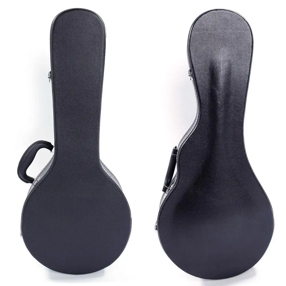 Hardshell A/F-Style Microgroove Pattern Leather Wood Mandolin Hard Case Black
Hardshell A/F-Style Microgroove Pattern Leather Wood Mandolin Hard Case Black