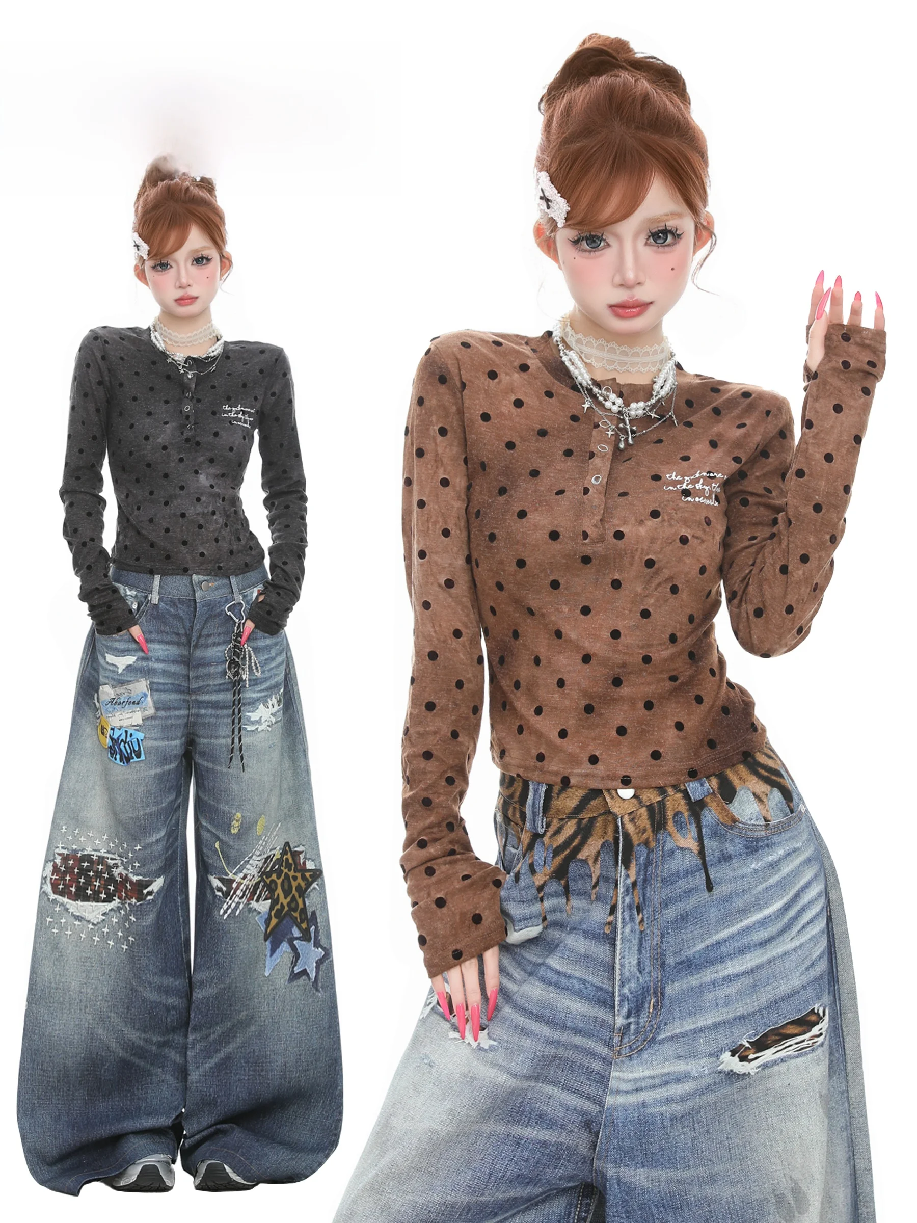 Женская футболка Basterds American Retro Polka Dot с коротким рукавом, весенняя, приталенная, базовый слой, топ
Женская футболка Basterds American Retro Polka Dot с коротким рукавом, весенняя, приталенная, базовый слой, топ