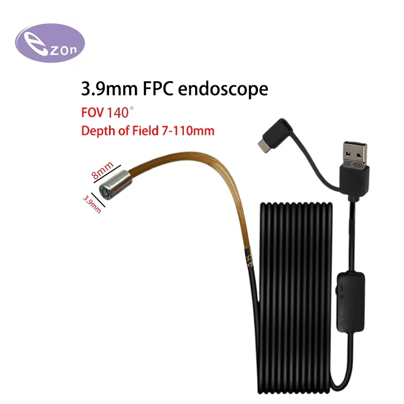 1MP 3,9 мм FPC гибкий кабель эндоскоп 3-в-1 кабель FOV140 iseur USB промышленная эндоскопическая камера EZ-EN35L-S
1MP 3,9 мм FPC гибкий кабель эндоскоп 3-в-1 кабель FOV140 iseur USB промышленная эндоскопическая камера EZ-EN35L-S