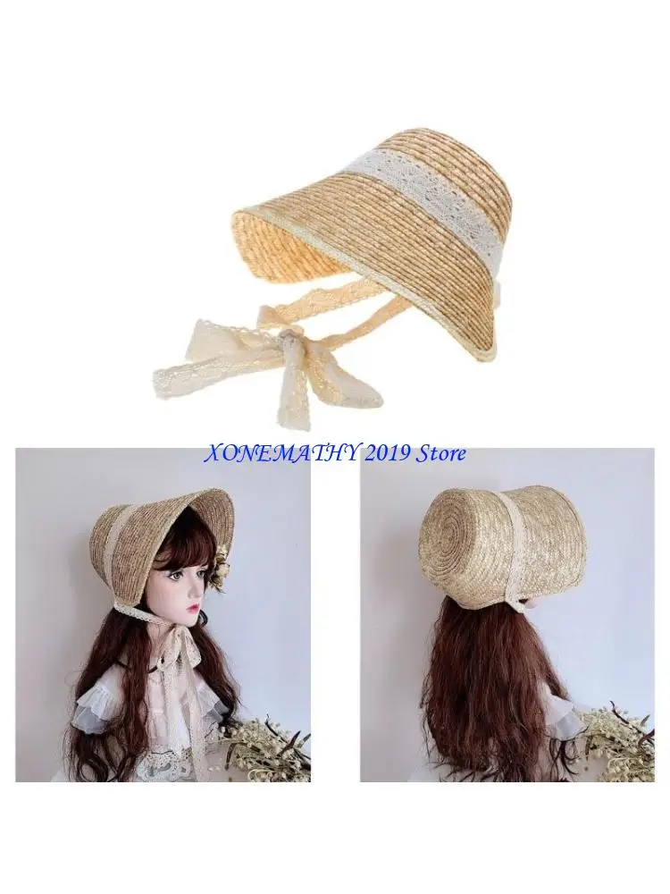 F42F Летняя курортная стильная кепка от солнца, соломенная шляпа ручной работы, женская модная шляпа для фотографии
F42F Летняя курортная стильная кепка от солнца, соломенная шляпа ручной работы, женская модная шляпа для фотографии