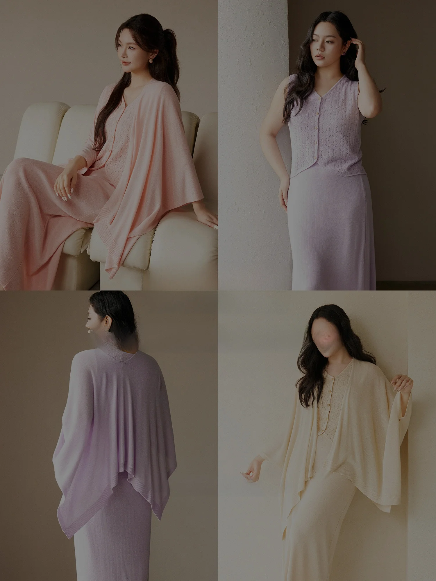 Plusmall Knitted Linen-Like Set with Embroidered Vest Cloak And Shawl for Women Spring Season Regular Sleeve Length
Plusmall Knitted Linen-Like Set with Embroidered Vest Cloak And Shawl for Women Spring Season Regular Sleeve Length