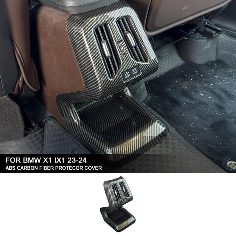 ABS Carbon Fiber Car Rear Air Conditioning Outlet Anti-kick Cover Trim Sticker For BMW X1 IX1 U11 2023-2024 Interior Accessories
ABS Carbon Fiber Car Rear Air Conditioning Outlet Anti-kick Cover Trim Sticker For BMW X1 IX1 U11 2023-2024 Interior Accessories