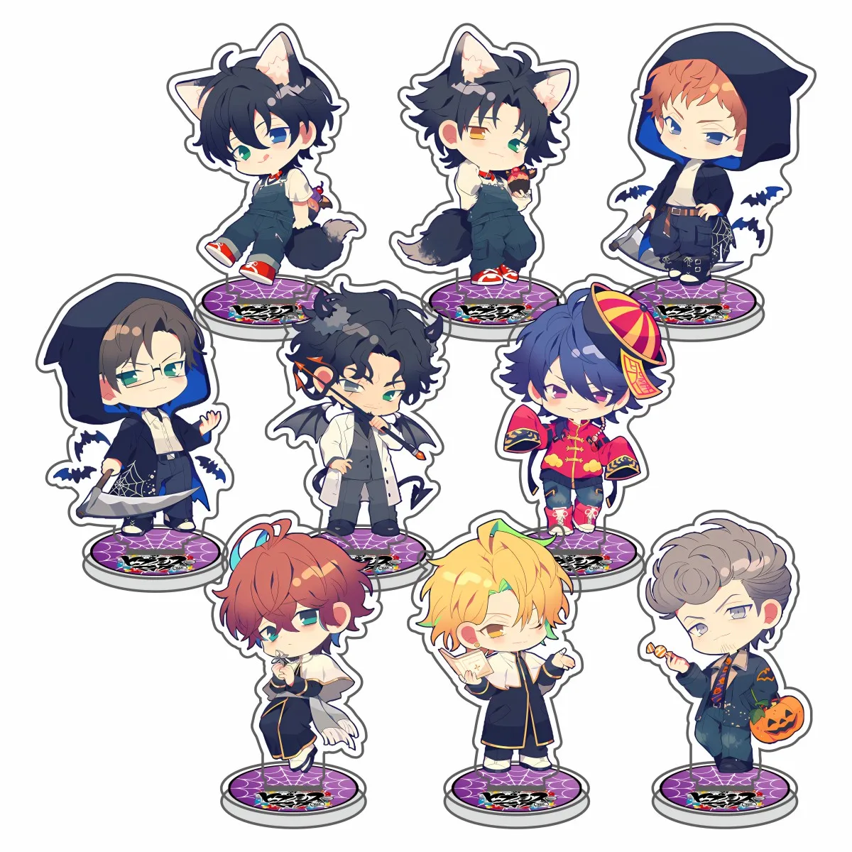 Anime Hypnosis Mic Skins Samatoki Aohitsugi Ramuda Amemura Gentaro Yumeno Dice Arisugawa Figure Acrylic stand desk ornament
Anime Hypnosis Mic Skins Samatoki Aohitsugi Ramuda Amemura Gentaro Yumeno Dice Arisugawa Figure Acrylic stand desk ornament