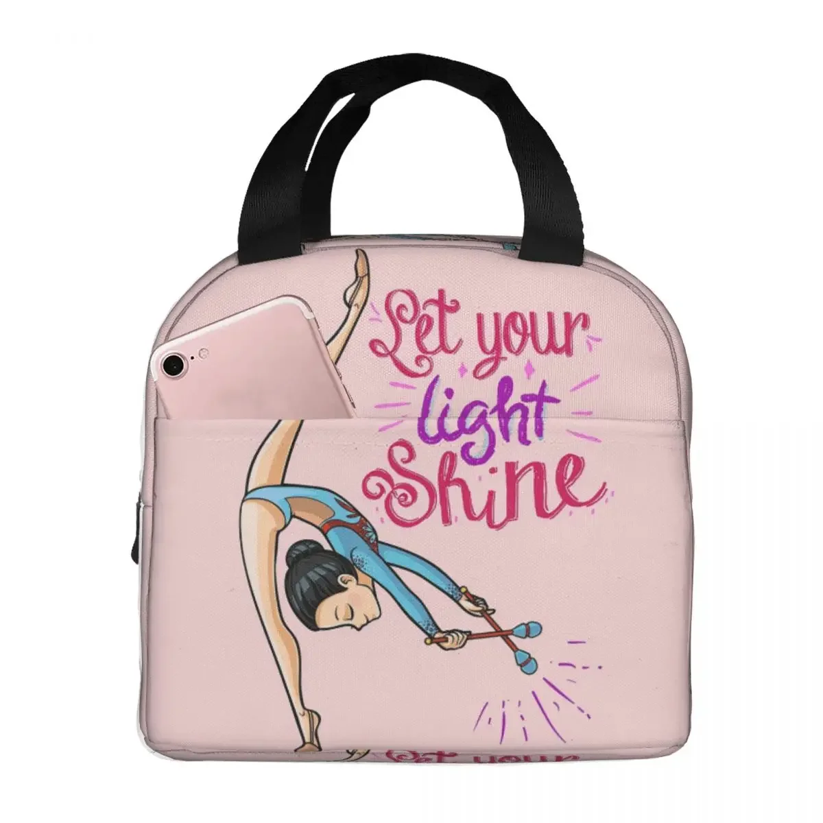 Термосумка для обедов и напитков Let Your Light Shine Rhythmic Gymnastics: портативный контейнер для еды с изоляцией
Термосумка для обедов и напитков Let Your Light Shine Rhythmic Gymnastics: портативный контейнер для еды с изоляцией
