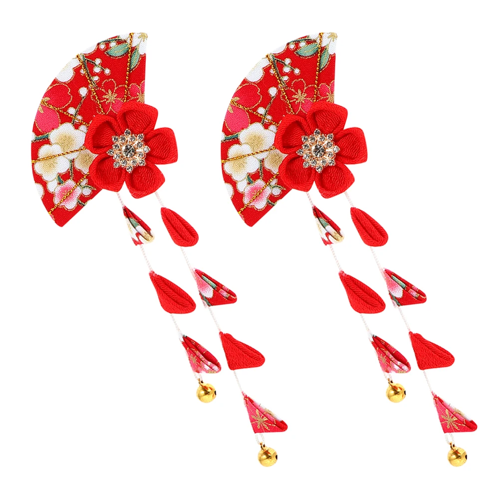 2 Pcs Japanese Style Hair Accessories Girl Hanfu Headwear Flower Tassel Clip Kimono Tassels Cloth Miss for Girls
2 Pcs Japanese Style Hair Accessories Girl Hanfu Headwear Flower Tassel Clip Kimono Tassels Cloth Miss for Girls