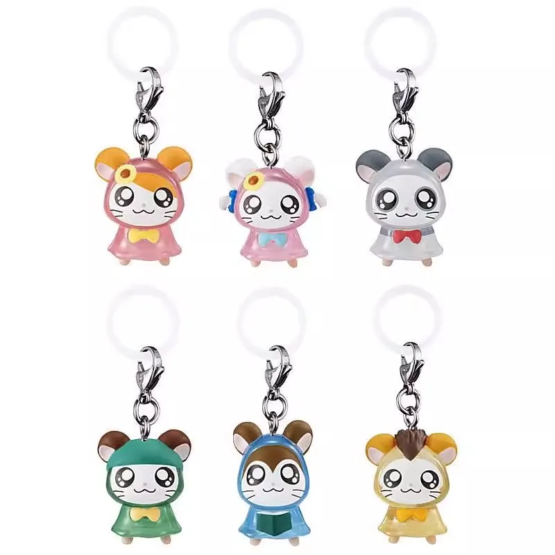 Bandai Genuine 6Pcs Gashapon めじるしアクセサリー Hamtaro Toys For Kids Gift Collectible Model Ornaments
Bandai Genuine 6Pcs Gashapon めじるしアクセサリー Hamtaro Toys For Kids Gift Collectible Model Ornaments