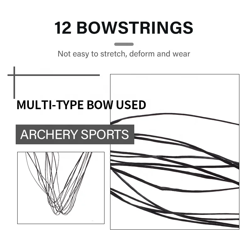 Archery Bow String Traditional Recurve Longbow Handmade Replacement 12 Strands 48-70 Inch Flemish Twist Fast Flight Bowstring
Archery Bow String Traditional Recurve Longbow Handmade Replacement 12 Strands 48-70 Inch Flemish Twist Fast Flight Bowstring