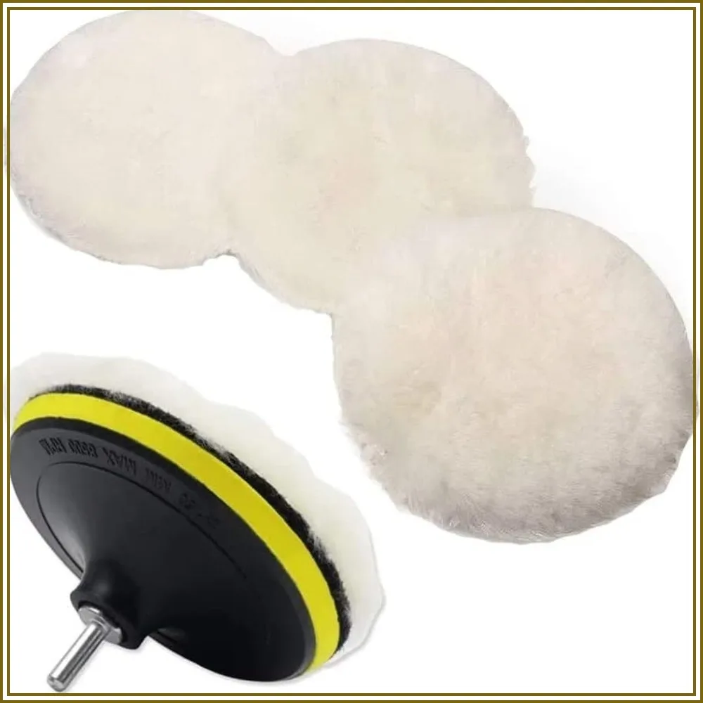 6 Pcs 6 Inch Wool Polishing Buffing Pad for Drill with M14 Adapter
6 Pcs 6 Inch Wool Polishing Buffing Pad for Drill with M14 Adapter