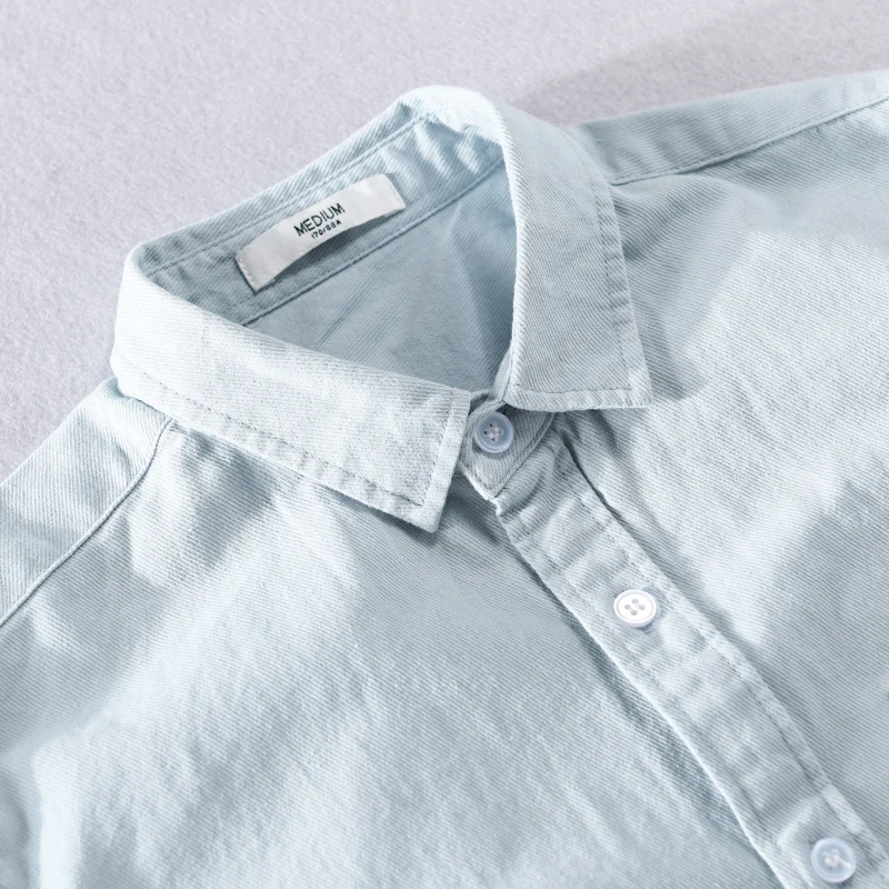Italy Casual Long-Sleeved Solid Cotton Shirt Men's Brand Trend Top Clothes Comfortable Chemise Homme Fast Drop Shipping
Italy Casual Long-Sleeved Solid Cotton Shirt Men's Brand Trend Top Clothes Comfortable Chemise Homme Fast Drop Shipping