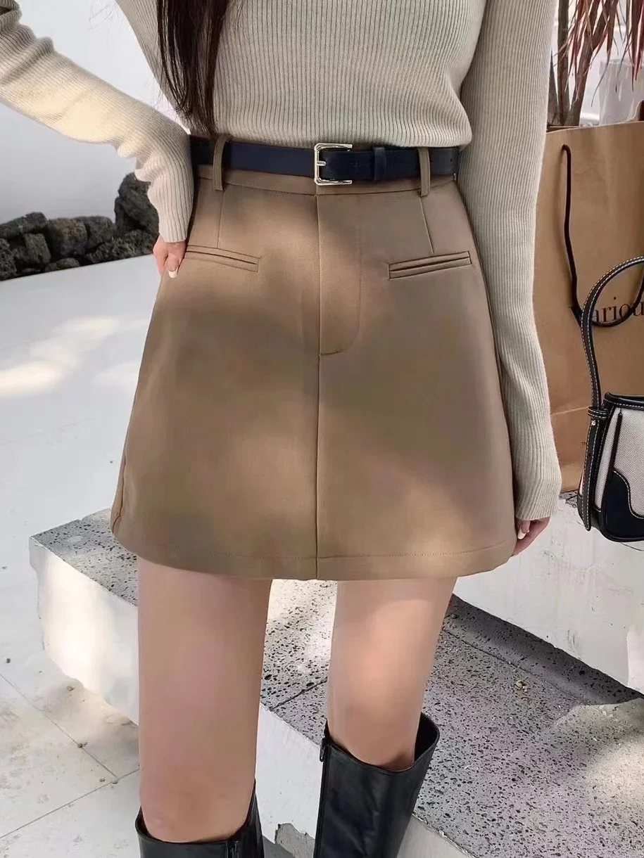 with Suit Short Skirt Light A-line Skirt Women's High Waist Skirt Ropa Mujer Mini Skirts Clothes for Women
with Suit Short Skirt Light A-line Skirt Women's High Waist Skirt Ropa Mujer Mini Skirts Clothes for Women