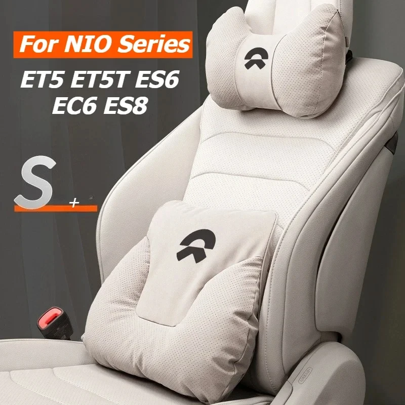 For NIO ET5 ET5T ES6 EC6 ES8 Headrest Pillow Leather Car Neck Pillow Seat Waist Pillows Lumbar Support Interior Accessories
For NIO ET5 ET5T ES6 EC6 ES8 Headrest Pillow Leather Car Neck Pillow Seat Waist Pillows Lumbar Support Interior Accessories