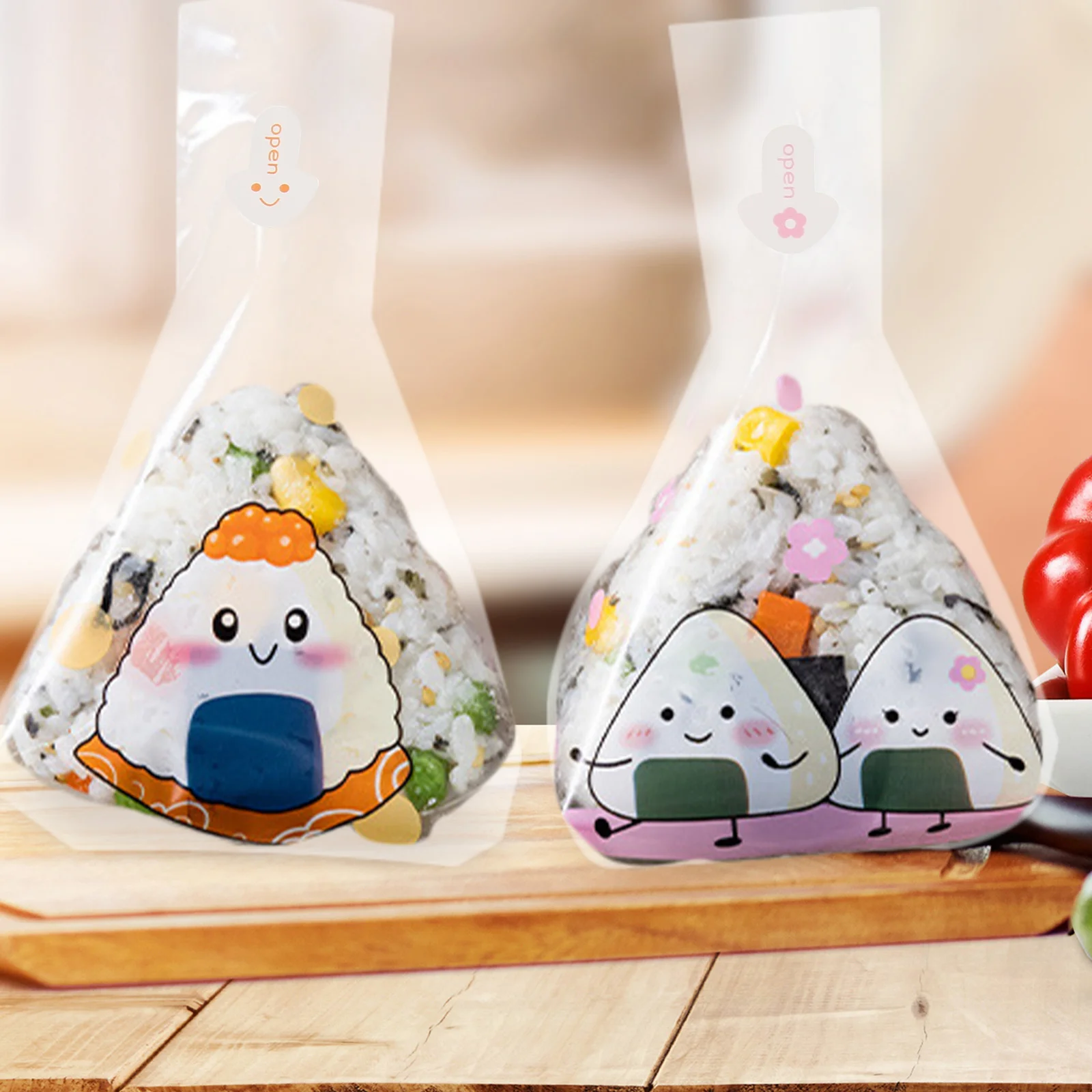 50pcs Ball Packaging Bags Disposable Onigiri Sushi Wrapper Wrappers Triangle Bags Storage Japanese Food
50pcs Ball Packaging Bags Disposable Onigiri Sushi Wrapper Wrappers Triangle Bags Storage Japanese Food
