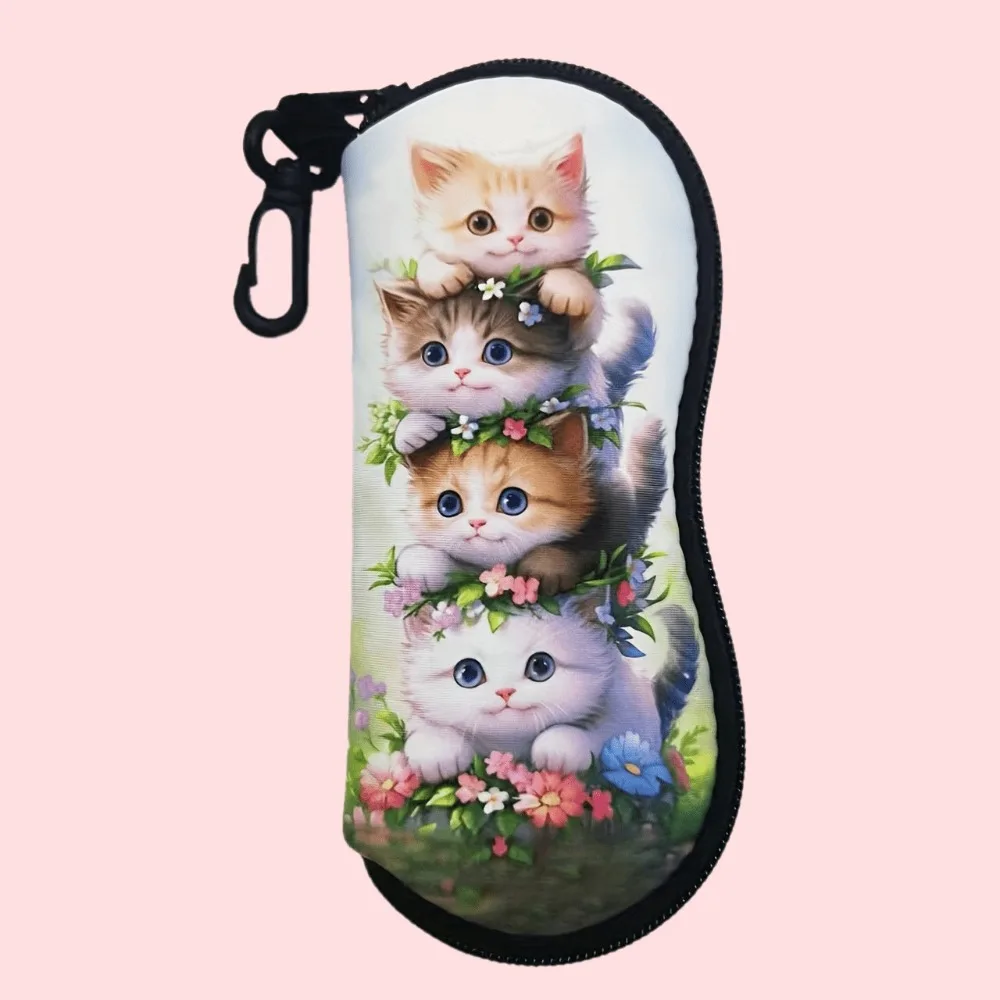 Nylon Sunglasses Storage Bag Solid Color with Keyring Hanging Sunglasses Durable Portable SunGlasses Holder Eyewear Accessories
Nylon Sunglasses Storage Bag Solid Color with Keyring Hanging Sunglasses Durable Portable SunGlasses Holder Eyewear Accessories
