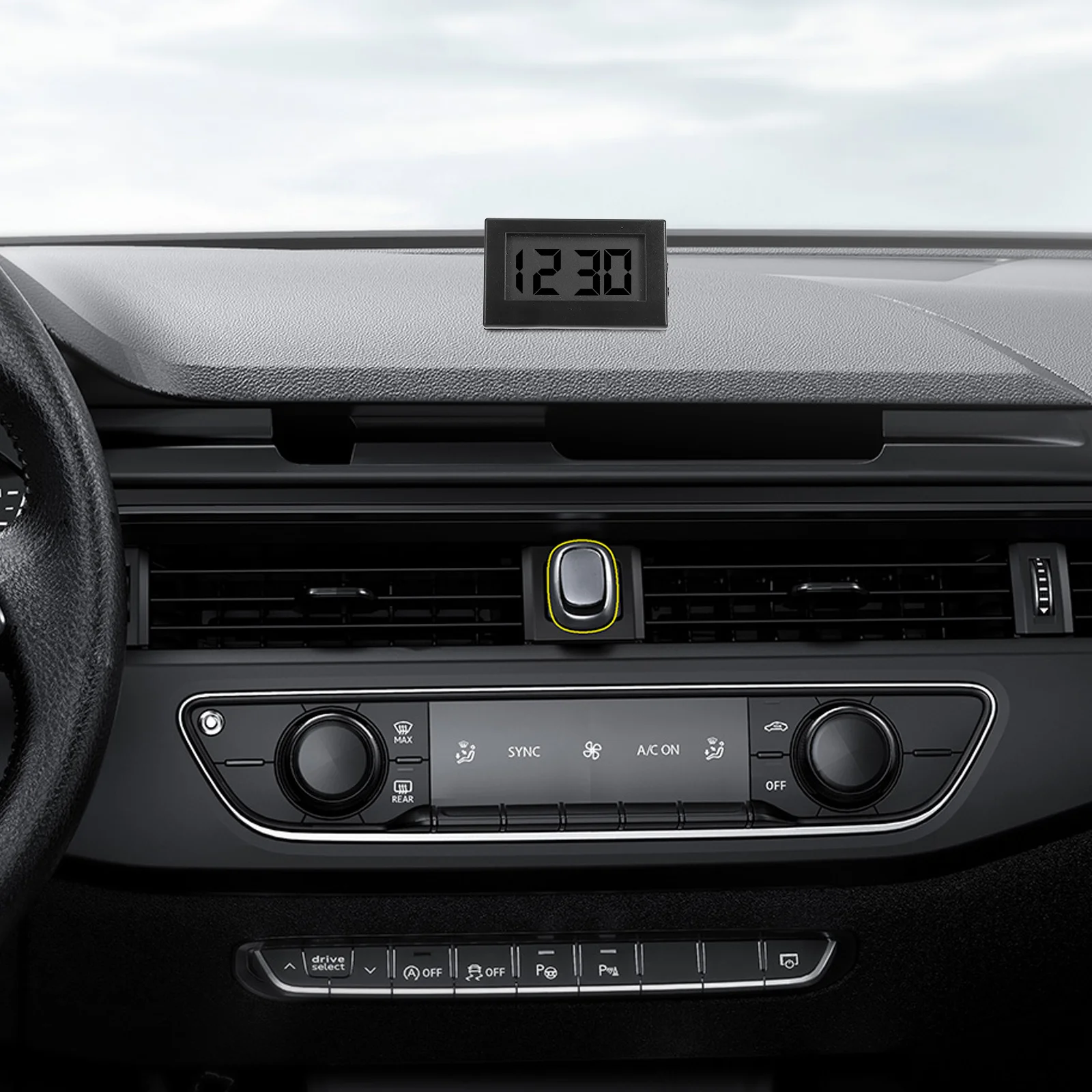 Car Digital Dashboard Clock Large Display For Auto Temperature Vehicle Time Truck Mini Clock
Car Digital Dashboard Clock Large Display For Auto Temperature Vehicle Time Truck Mini Clock