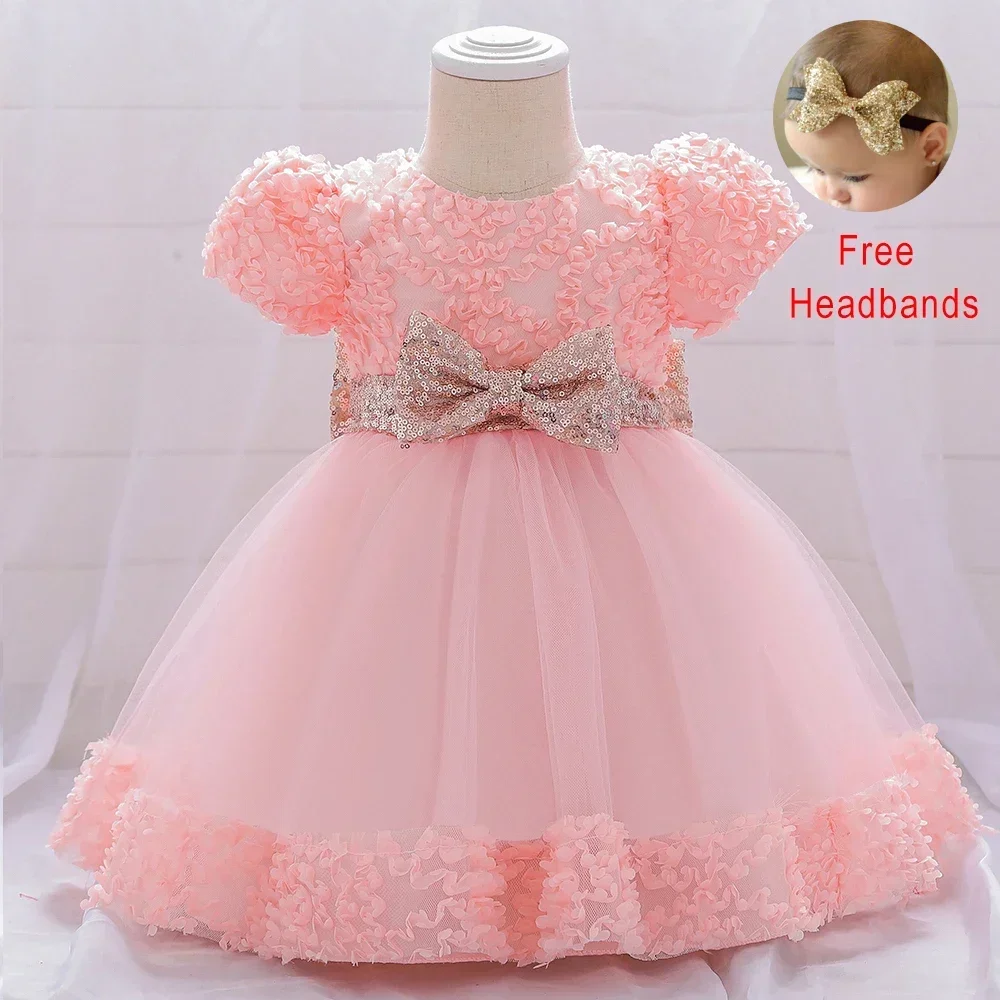 Infant Gold Bow Wedding Girl Dresses for Kid Baptism 1st Birthday Tulle Party Sequin Dress Toddler Princess Baby Clothes Vestido
Infant Gold Bow Wedding Girl Dresses for Kid Baptism 1st Birthday Tulle Party Sequin Dress Toddler Princess Baby Clothes Vestido