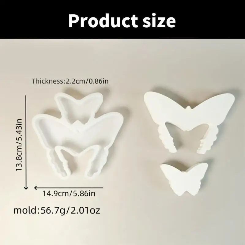 E15E High Quality Silicone Butterfly Display Ornament Mold For Unique DIY Decorations
E15E High Quality Silicone Butterfly Display Ornament Mold For Unique DIY Decorations
