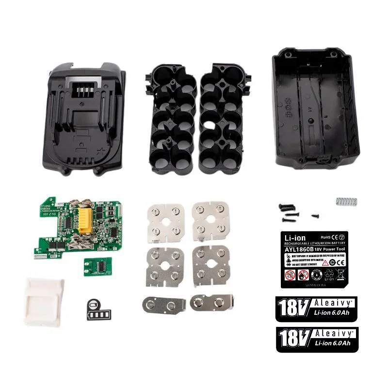 BL1830 Li-ion Battery Case Charging Protection Circuit Board Box For Makita 18V 5.0Ah 6.0Ah Label LED Battery Indicator BL1860
BL1830 Li-ion Battery Case Charging Protection Circuit Board Box For Makita 18V 5.0Ah 6.0Ah Label LED Battery Indicator BL1860