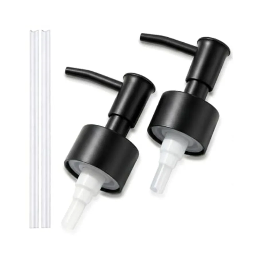 2-Pack Soap Dispenser Pumps Replacement, Universal Lotion and Soap Pump Heads for Standard 28/400 Bottle Neck, Finish Fits 26mm
2-Pack Soap Dispenser Pumps Replacement, Universal Lotion and Soap Pump Heads for Standard 28/400 Bottle Neck, Finish Fits 26mm