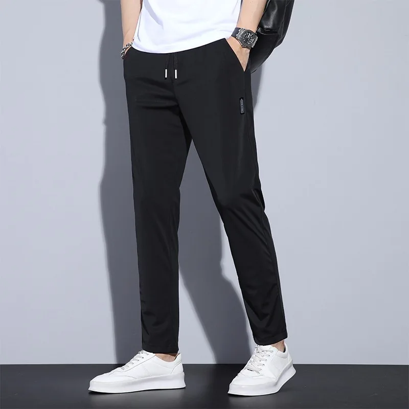 Ice Silk Men's Casual Pants Loose Fit Thin Summer Workwear Resistant to Dirt And Wear Straight Leg High Elastici Polyester
Ice Silk Men's Casual Pants Loose Fit Thin Summer Workwear Resistant to Dirt And Wear Straight Leg High Elastici Polyester