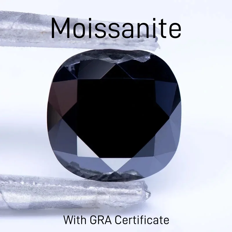 Cushion Cut Fine Loose Moissanite Gems Black For Choose 0.5~7ct With GRA Certificate For Jewelry Accessories Making
Cushion Cut Fine Loose Moissanite Gems Black For Choose 0.5~7ct With GRA Certificate For Jewelry Accessories Making