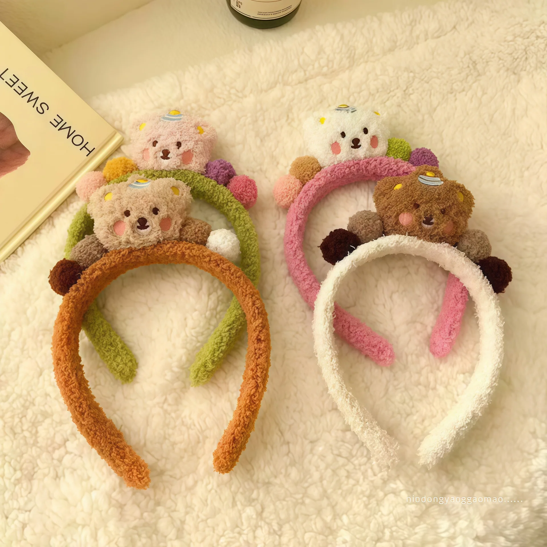 Cute Plush Teddy Bear Headband Suitable For Ladies And Girls Anti Slip Face Washing Headband With Multiple Colors To Choose From
Cute Plush Teddy Bear Headband Suitable For Ladies And Girls Anti Slip Face Washing Headband With Multiple Colors To Choose From