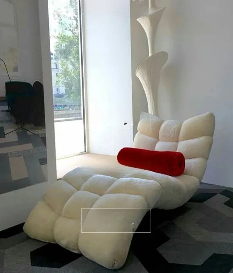 H Japanese-style wabi-sabi style chaise longue sofa, bedroom lamb wool, chaise longue, French cream style
H Japanese-style wabi-sabi style chaise longue sofa, bedroom lamb wool, chaise longue, French cream style