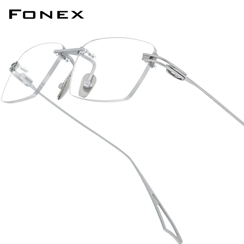 FONEX титановая оправа для очков, мужские брендовые дизайнерские квадратные очки без оправы, безрамочные японские сверхлегкие высококачественные очки ACTfix
FONEX титановая оправа для очков, мужские брендовые дизайнерские квадратные очки без оправы, безрамочные японские сверхлегкие высококачественные очки ACTfix