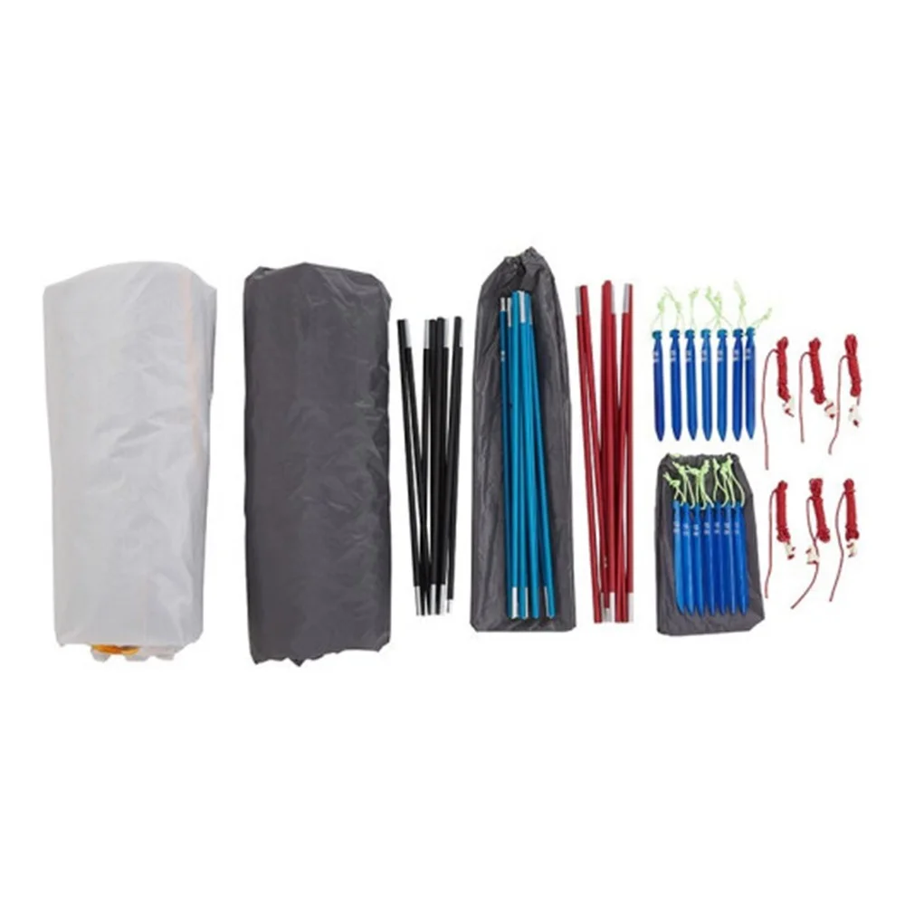 Ultralight 3 People 15D Silicon Coated Tunnel Tent Outdoor Hiking Mountaineering Camping Four Seasons Tent
Ultralight 3 People 15D Silicon Coated Tunnel Tent Outdoor Hiking Mountaineering Camping Four Seasons Tent