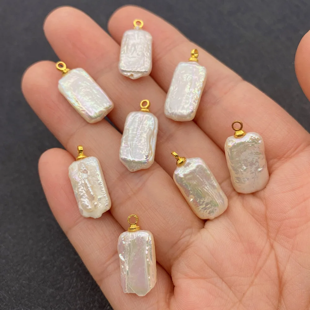 -New Fashion Natural Freshwater Rectangular White Pearls DIY Pendant Jewellery Christmas Gift Ladies Gift Express Your Love
-New Fashion Natural Freshwater Rectangular White Pearls DIY Pendant Jewellery Christmas Gift Ladies Gift Express Your Love