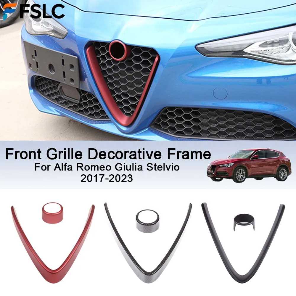 Cars Accessories Front Grille Decorative Frame For Alfa Romeo Giulia Stelvio 2017-2023 Car Decoration Upgrade Modify A Car
Cars Accessories Front Grille Decorative Frame For Alfa Romeo Giulia Stelvio 2017-2023 Car Decoration Upgrade Modify A Car