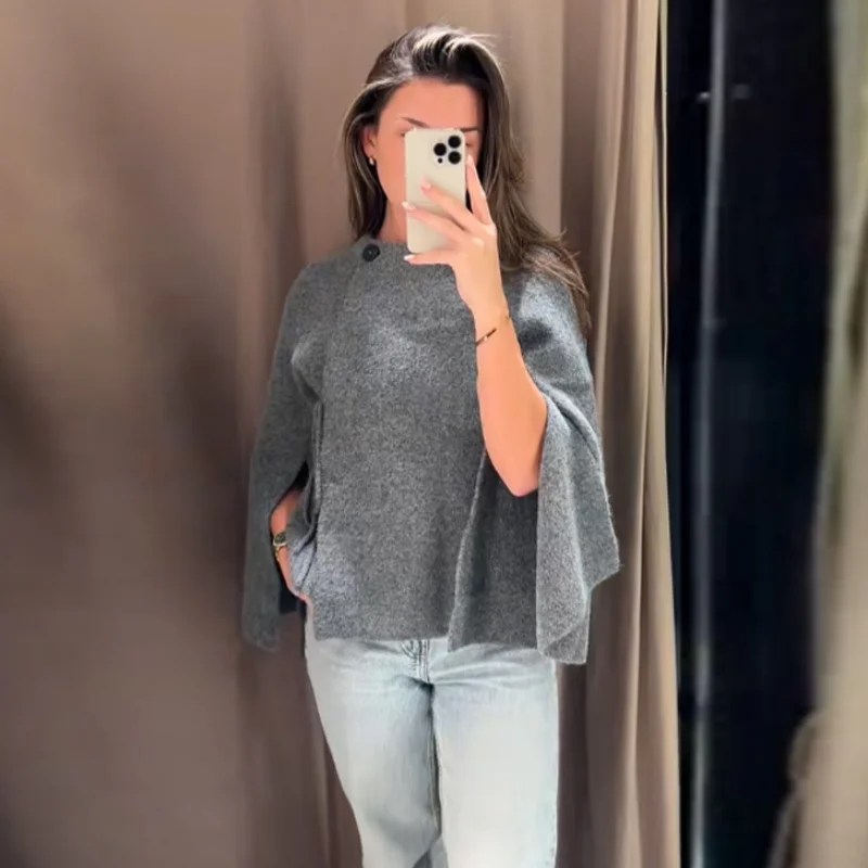 Stylish Girl Trend Lazy Cardigan Belt Coat Bat Wing Sleeve Casual Knitted Clothing Date Commuter Female 2026 New Elegant Clothes
Stylish Girl Trend Lazy Cardigan Belt Coat Bat Wing Sleeve Casual Knitted Clothing Date Commuter Female 2026 New Elegant Clothes