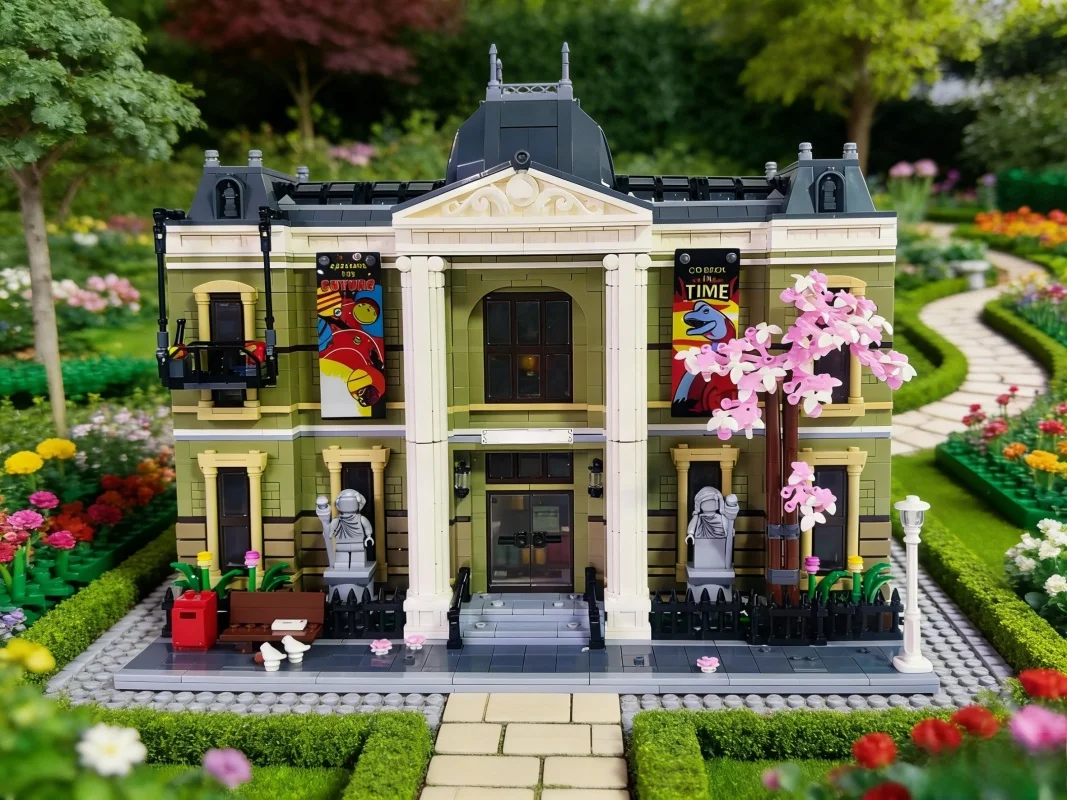 New MOC Museum Street View Building Model, Home Decor Building Blocks, Holiday Gift
New MOC Museum Street View Building Model, Home Decor Building Blocks, Holiday Gift
