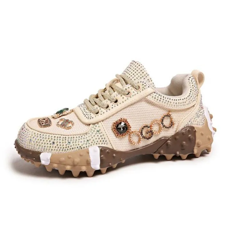 2026 Women Luxury Sneakers Rhinestone Casual Women Outdoor Platform Designer Running Shoes Mesh Breathable Female Sports Shoes
2026 Women Luxury Sneakers Rhinestone Casual Women Outdoor Platform Designer Running Shoes Mesh Breathable Female Sports Shoes
